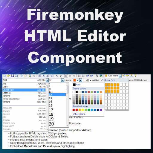 512x512 Html Editor Component Library