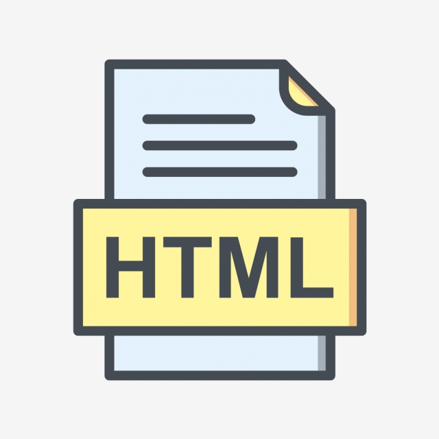 640x640 Html Document Icon, Html, Document, Png And Vector
