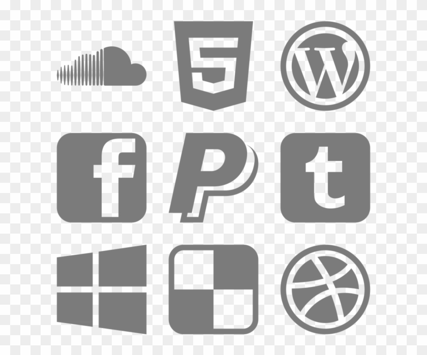 840x699 Social Media Icon In Style Simple Dark Gray