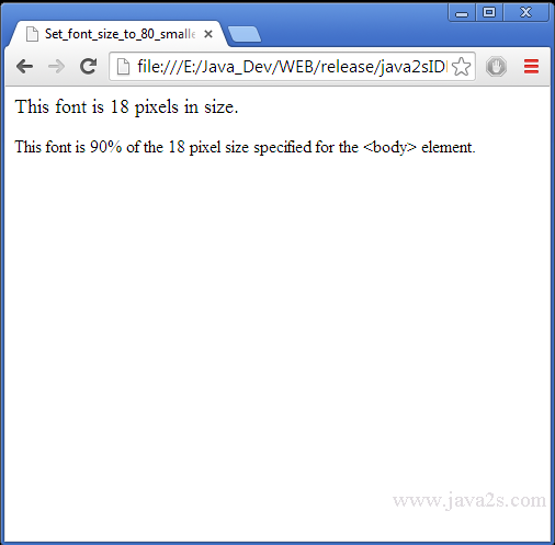 506x497 Set Font Size To Smaller In Html And Css