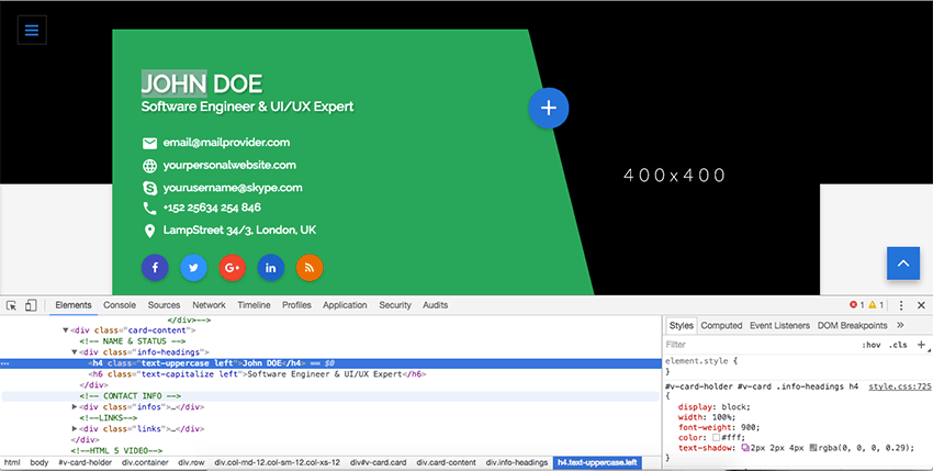 850x429 How To Use An Html Resume Template To Make Your Personal Site