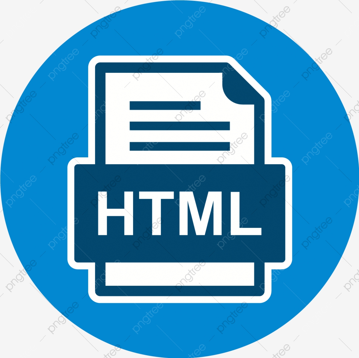 1200x1199 Html Document Icon, Html, Document, Png And Vector