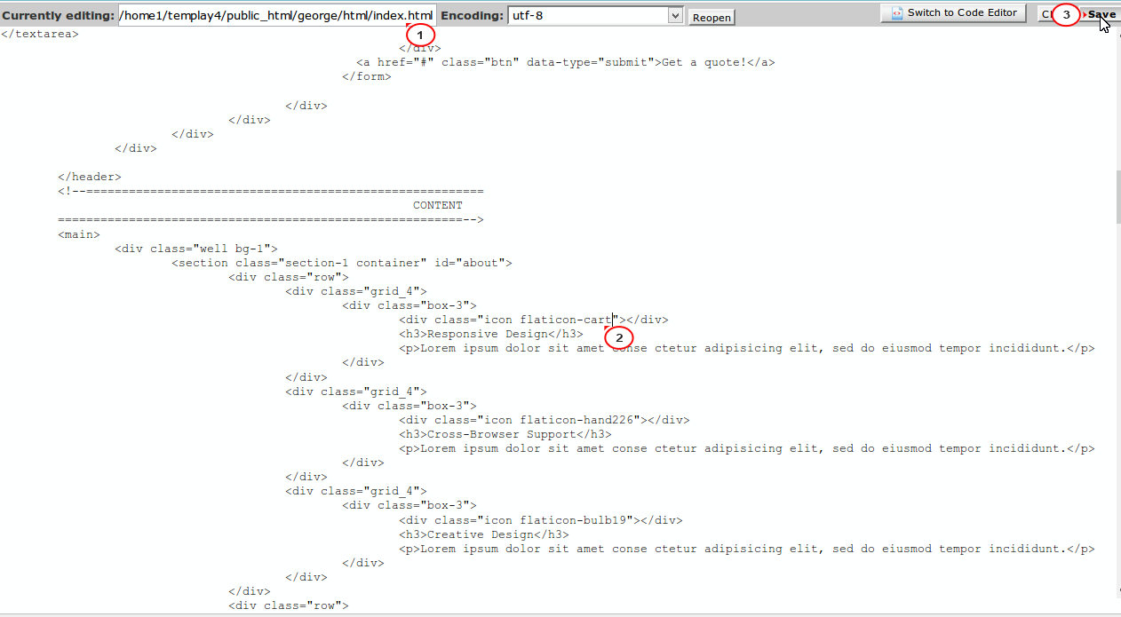 1262x695 Landing Page How To Change Flaticon Icons