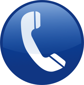 280x284 Telephone Icon Blue