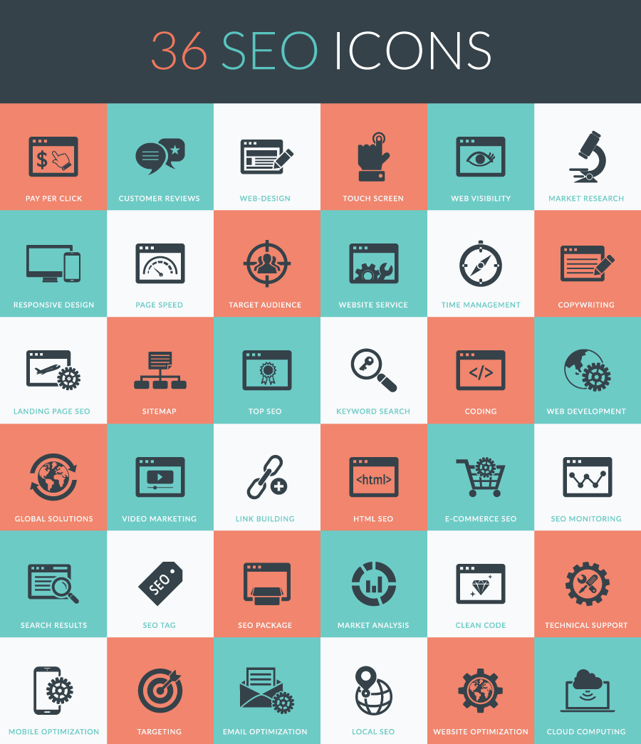 900x1045 Freebie Free Seo Icon Set