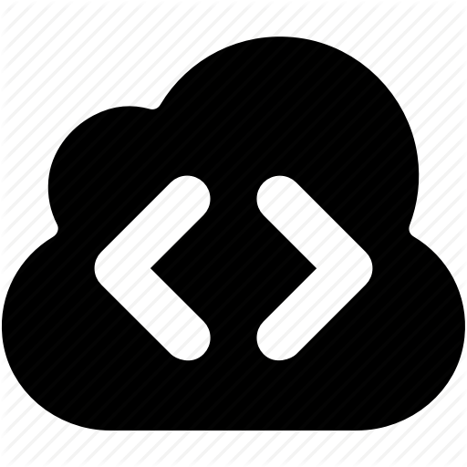 512x512 Cloud Development, Cloud Div, Html, Html Coding, Web Development Icon