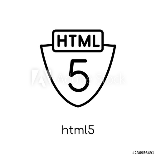 500x500 Icon Trendy Modern Flat Linear Vector Icon On White