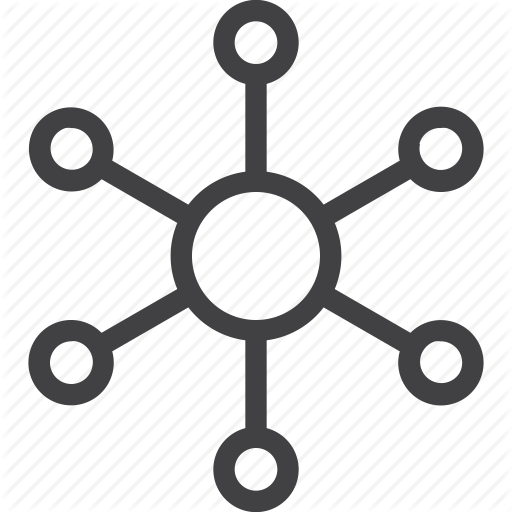 512x512 Connections, Hub, Node, Server, Spoke Icon