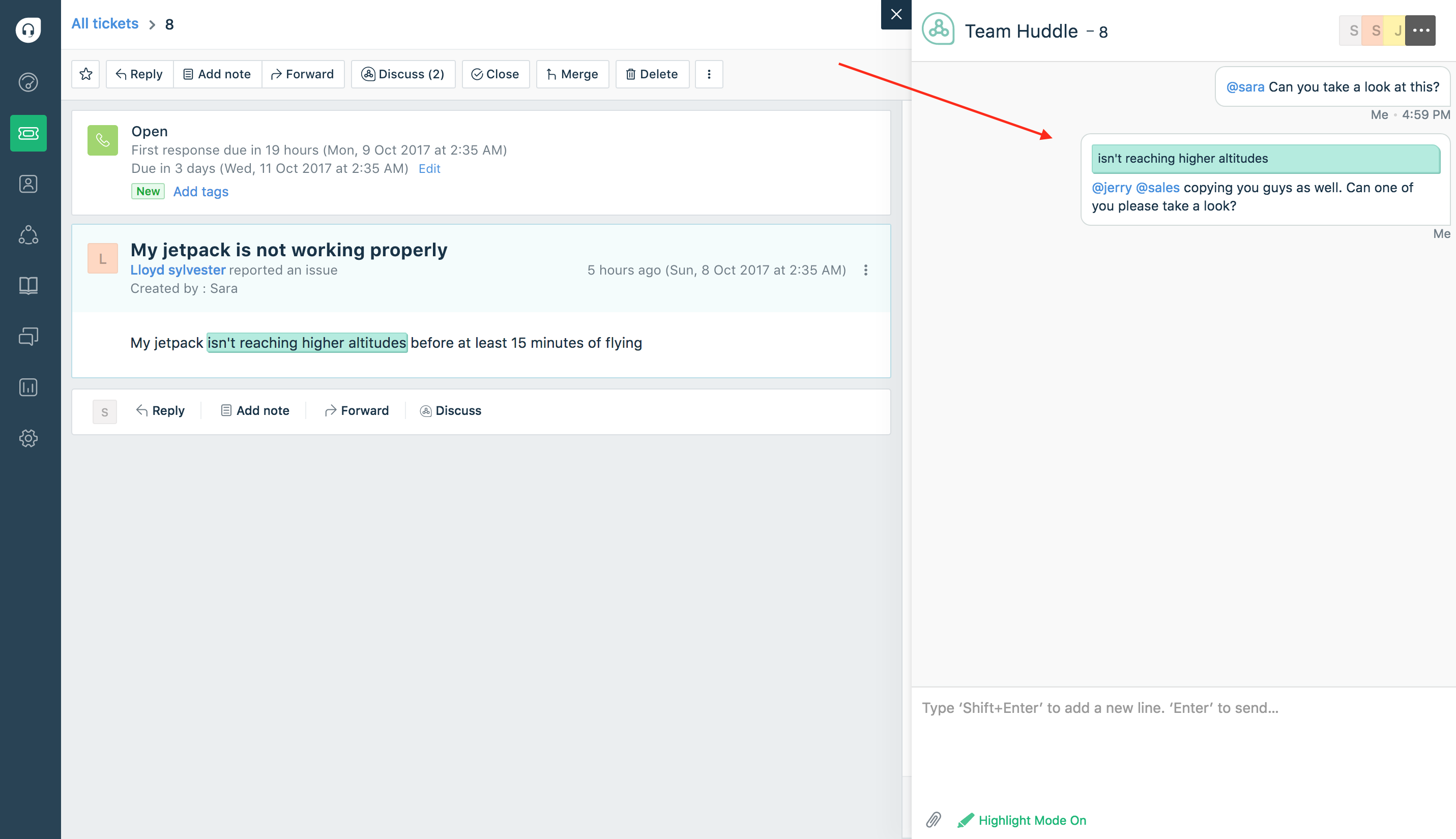 2862x1650 Using Team Huddle Freshdesk