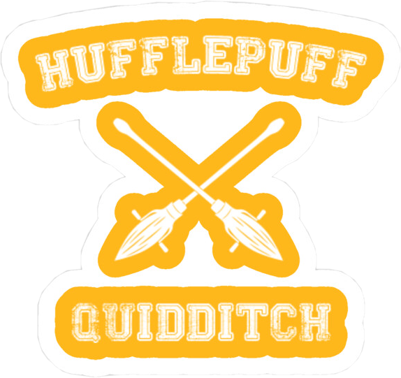 574x541 Hufflepuff Quidditch Icon Sticker Hogwarts Harrypotter