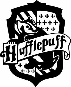 244x300 Harry Potter Hufflepuff House Vinyl Car Window Laptop Decal