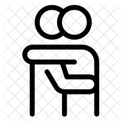 256x256 Hug Icon Of Line Style