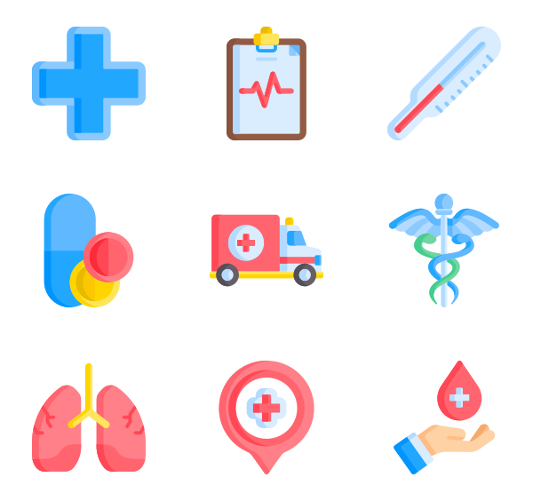 600x564 Human Body Icons