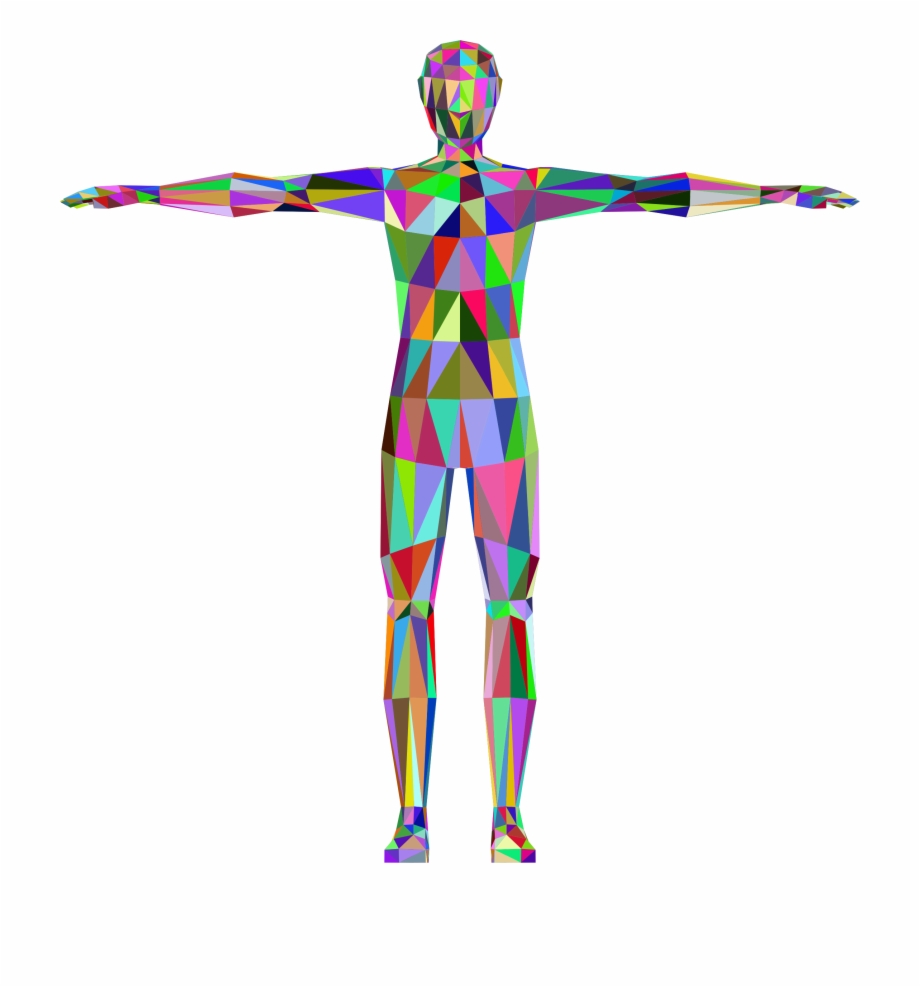 920x987 This Free Icons Png Design Of Prismatic Low Poly Human