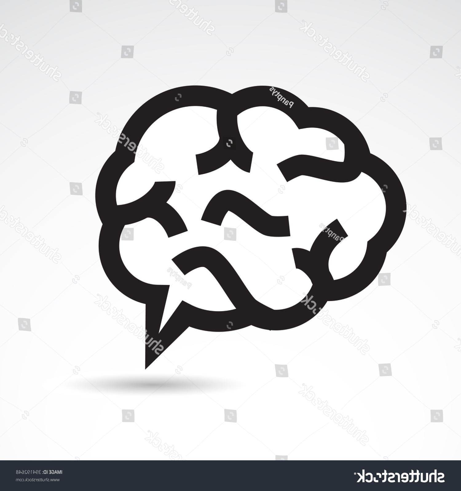 1500x1600 Best Hd Stock Vector Human Bran On White Background Art Library