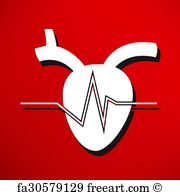 180x195 Free Art Print Of Vector Button Or Icon Of A Human Heart Heart