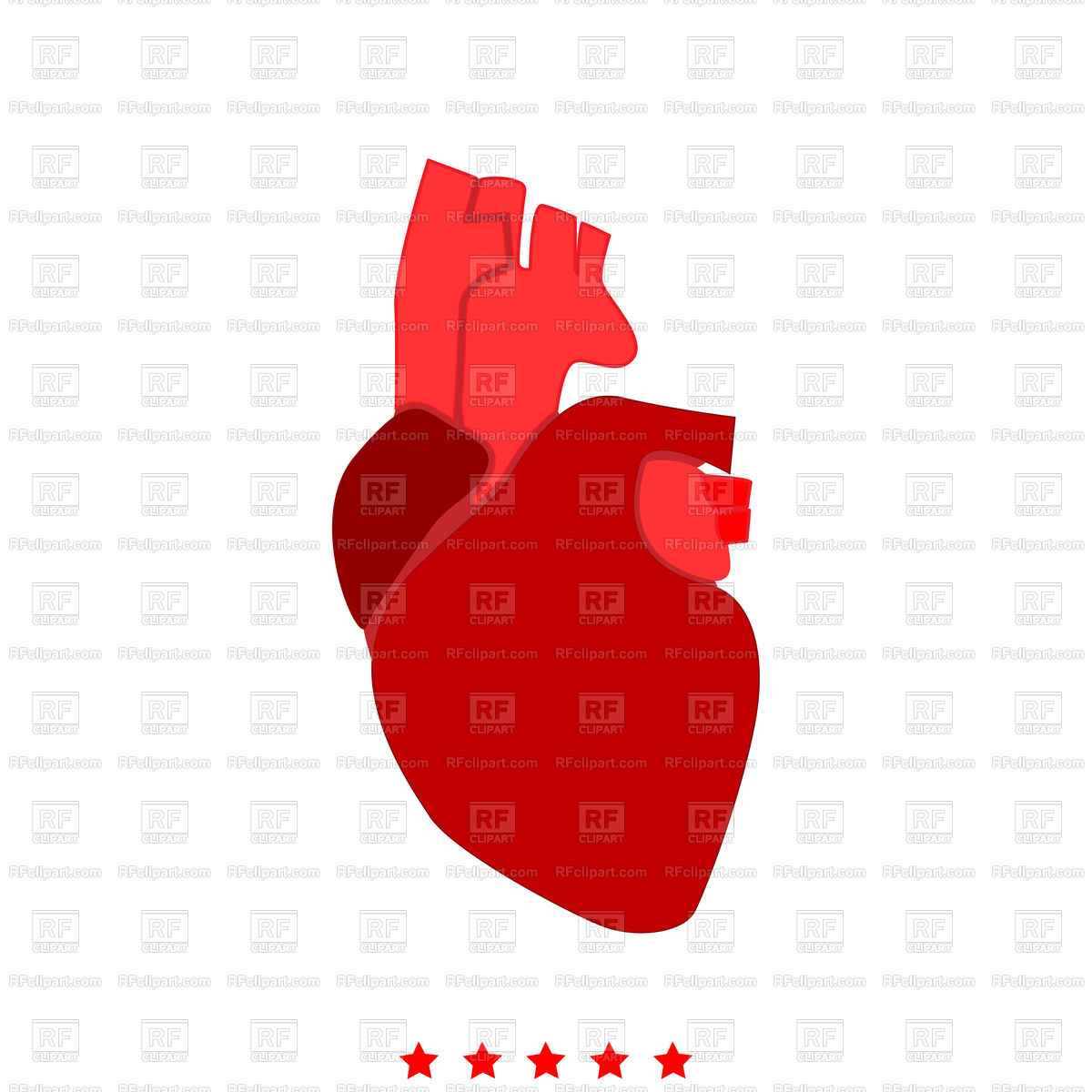 1200x1200 Human Heart Red Icon Vector Image Of Healthcare, Medical