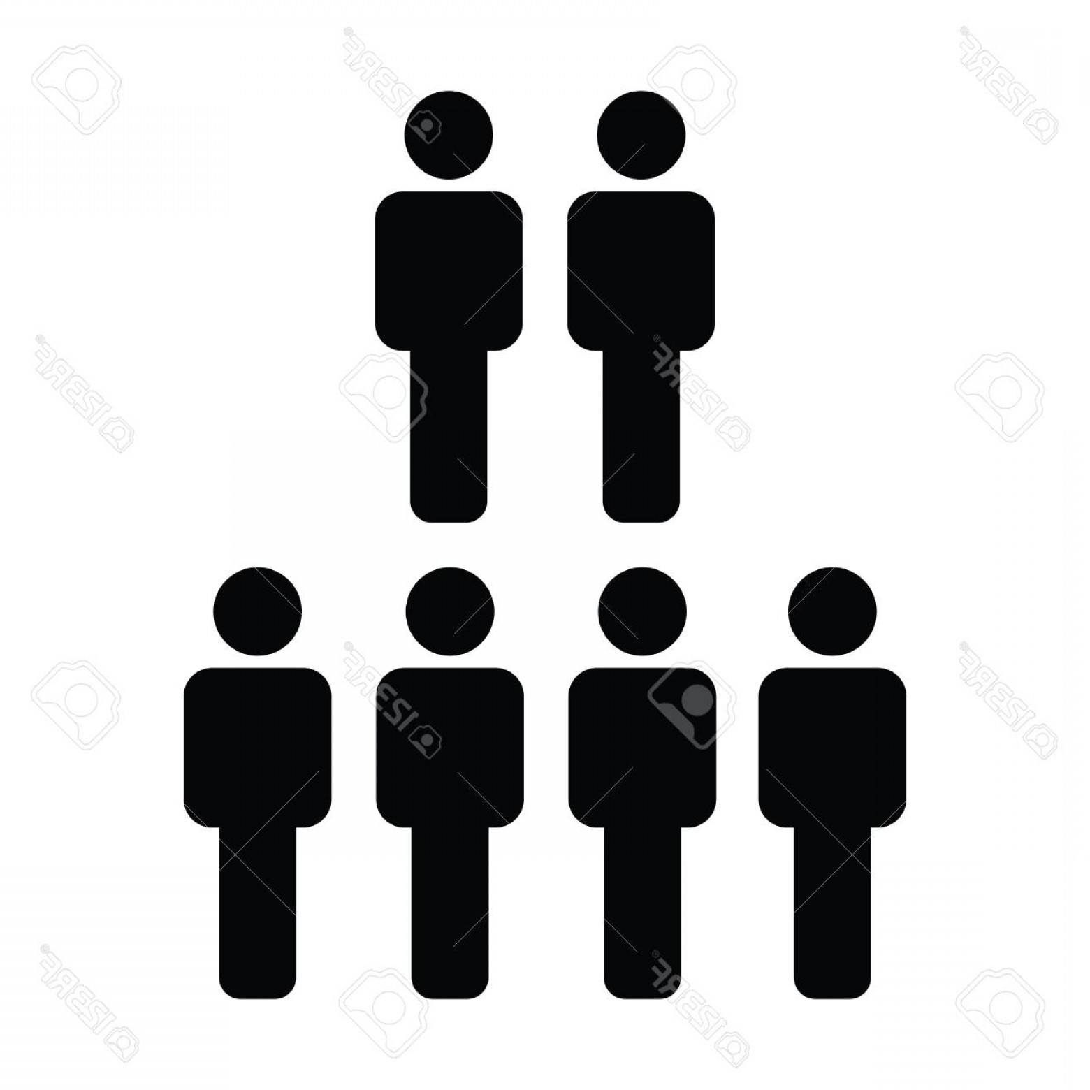 1560x1560 Photostock Vector Human Resources Icon Vector Male Group