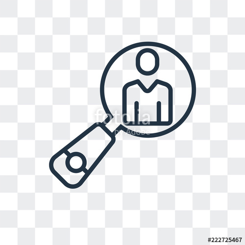 500x500 Human Resources Icon Isolated On Transparent Background Modern