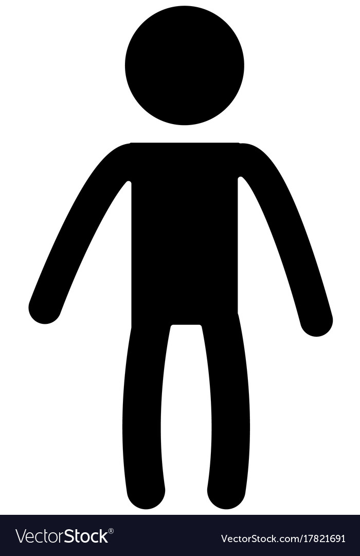 700x1080 Good Male Human Silhouette Icon Royalty Free Vector Image This