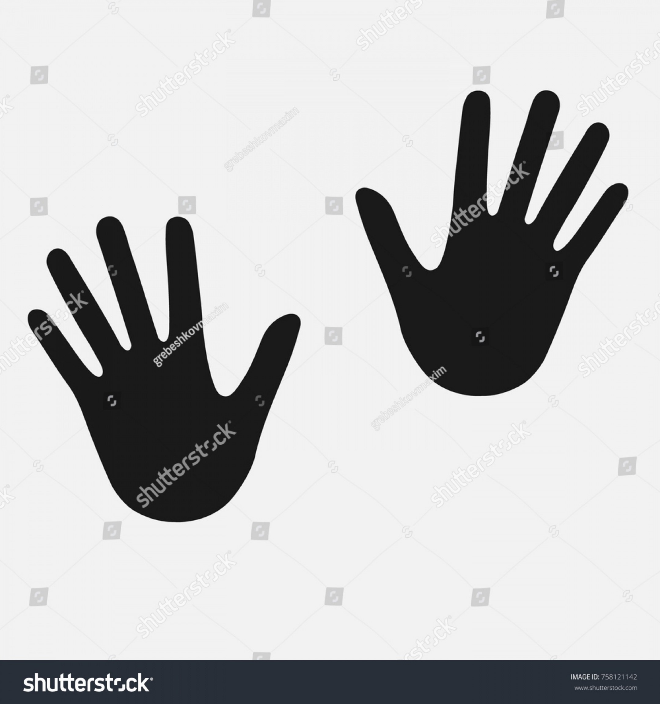 2160x2304 Hand Icon Human Silhouette Vector Illustration Catchsplace