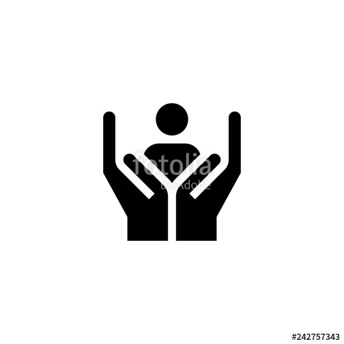 500x500 Humanitarian Icon Vector Humanitarian Vector Graphic Illustration