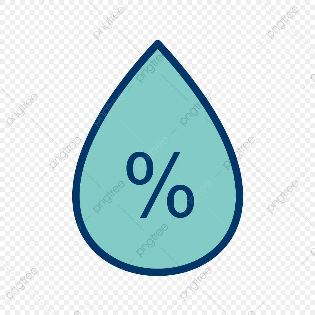 1024x1024 Humidity Vector Icon, Water Drop Icon, Humidity Icon