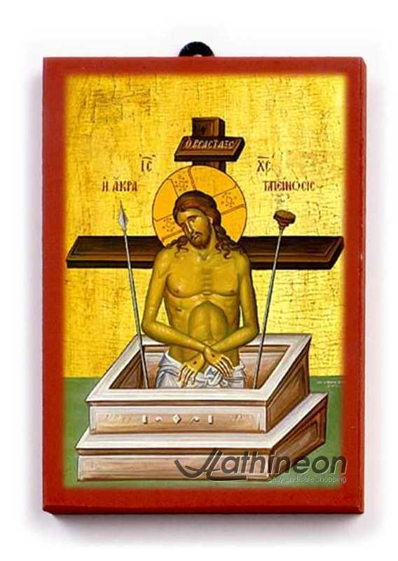 568x800 Details For Extreme Humility Christ, Man Of Sorrows Wooden Icon