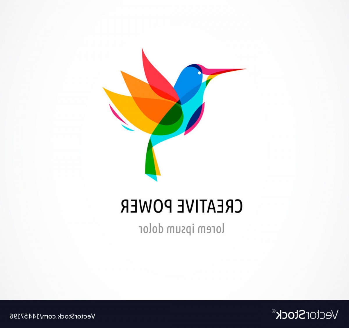 1200x1125 Hummingbird Abstract Bird Colorful Icon Vector Cqrecords