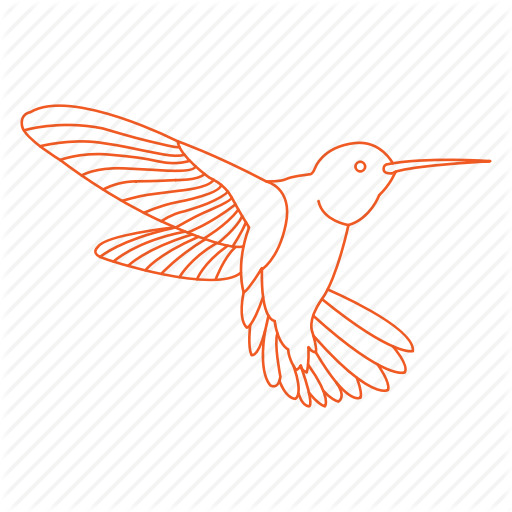 512x512 Bird, Fly, Humming Bird, Hummingbird, Wings Icon
