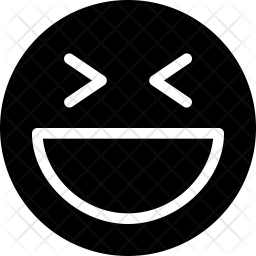 256x256 Humor Icon Of Glyph Style