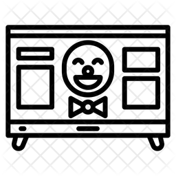 256x256 Humor Icon Of Line Style