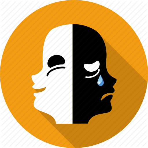 512x512 Allegory, Art, Contrast, Drama, Humor, Mask, Pantomime Icon