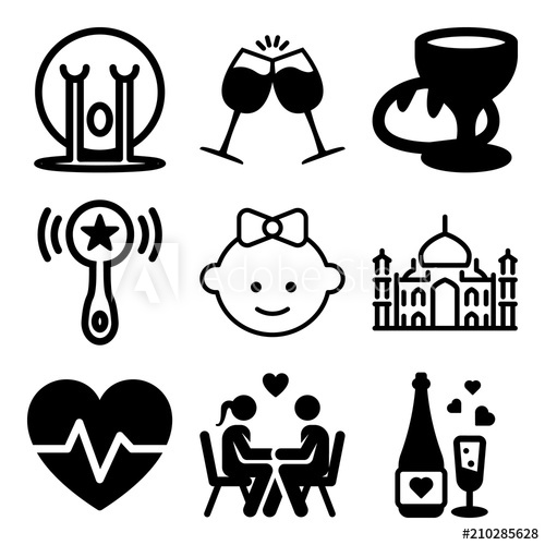 500x500 Vector Icon Set About Love With Icons Related To Smiley