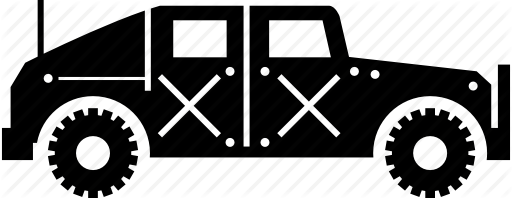 512x198 Car, Humvee, Light, Military, Soldier, Truck Icon