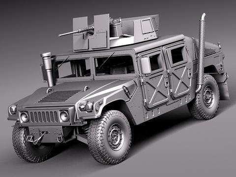 480x360 Hmmwv Humvee Hummer Military Vechicle Model