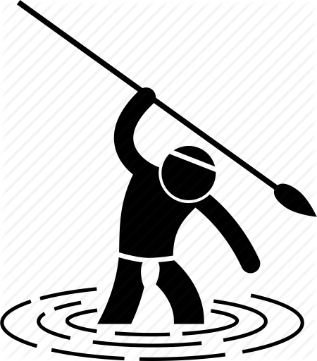 450x512 Fish, Food, Hunter, Hunting, Indigenous, People, Spear Icon