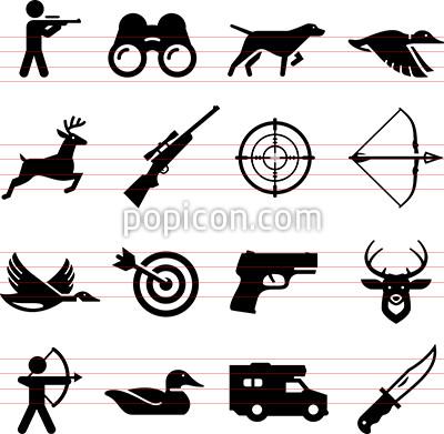 400x391 Hunting Icons