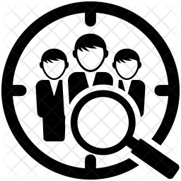 256x256 Job Hunting Icon Of Glyph Style