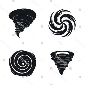 300x300 Hurricane Storm Tornado Damage Icons Set Cqrecords