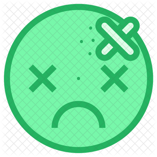 512x512 Hurt Emoji Icon Of Colored Outline Style