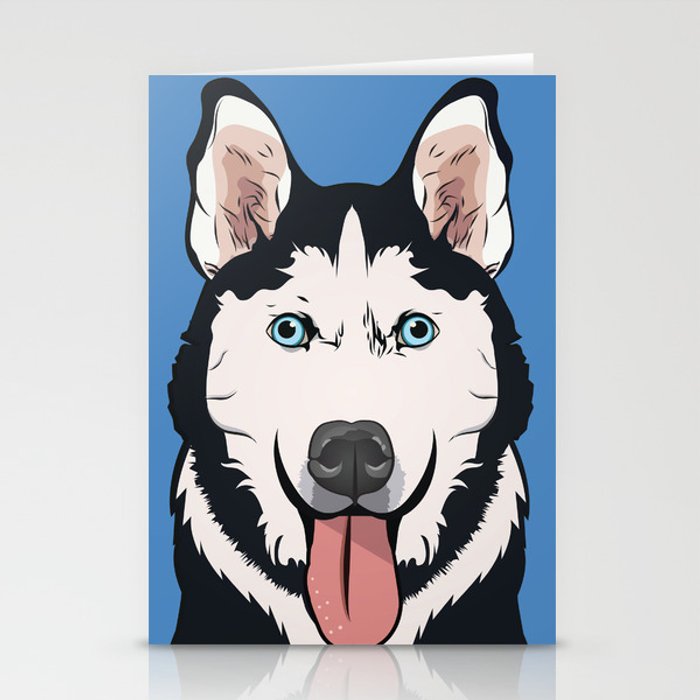 700x700 Husky Art Poster Dog Icon Series