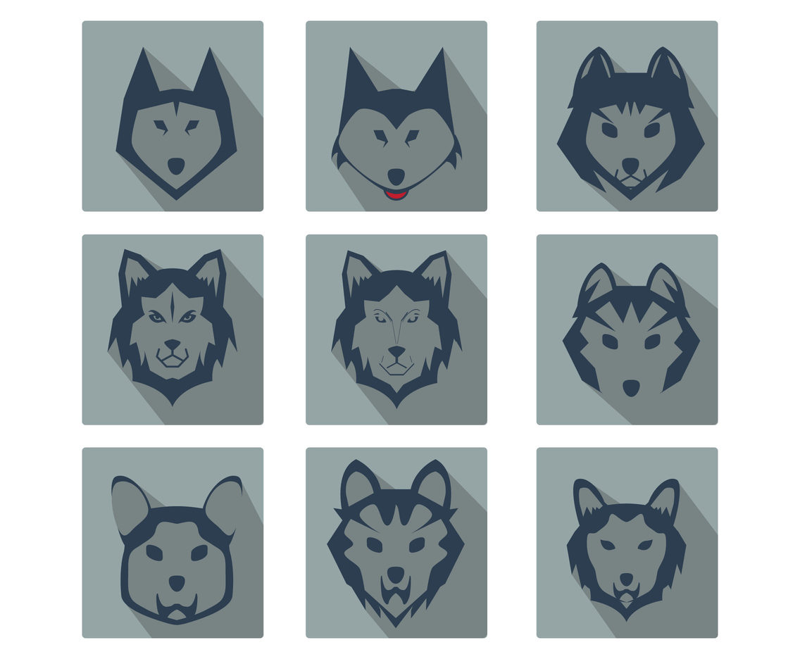 1136x936 Husky Icon Logo Vector Art Graphics