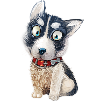 390x390 Siberian Husky Puppy Icon, Png Clipart Image