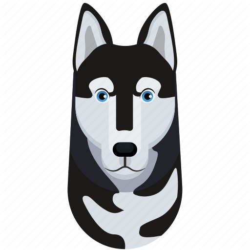 512x512 Animal, Dog, Pet, Siberian Husky Icon