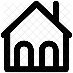 256x256 Hut Icon Of Line Style