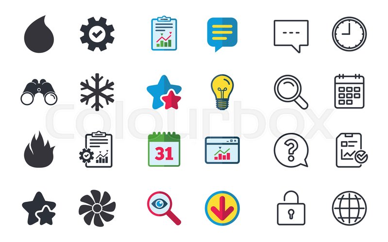 Hvac Icons Heating, Ventilating And Stock Vector Colourbox 799x499 Hvac Icons Heating, Ventilating And Stock Vector Colourbox