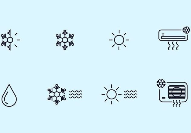 632x443 Hvac Icons Free Vector Download Cannypic