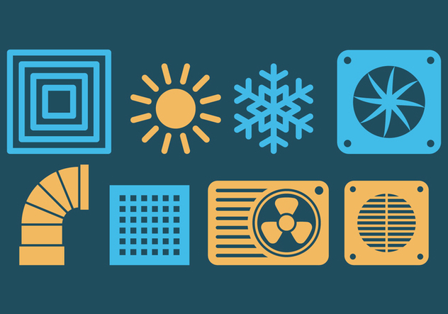 632x443 Hvac Icons Free Vector Download Cannypic