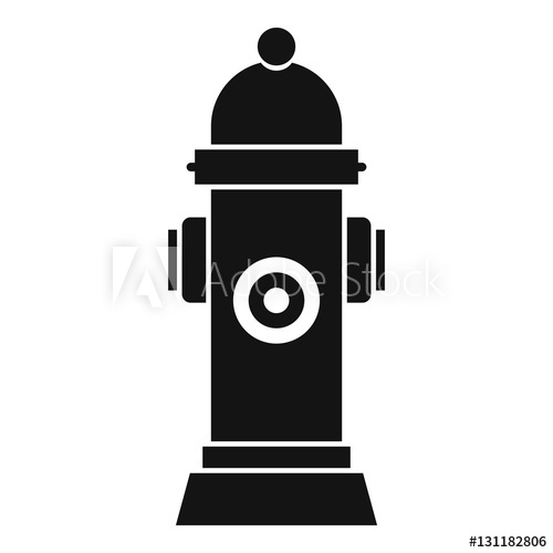 500x500 Hydrant Icon Simple Illustration Of Hydrant Vector Icon For Web